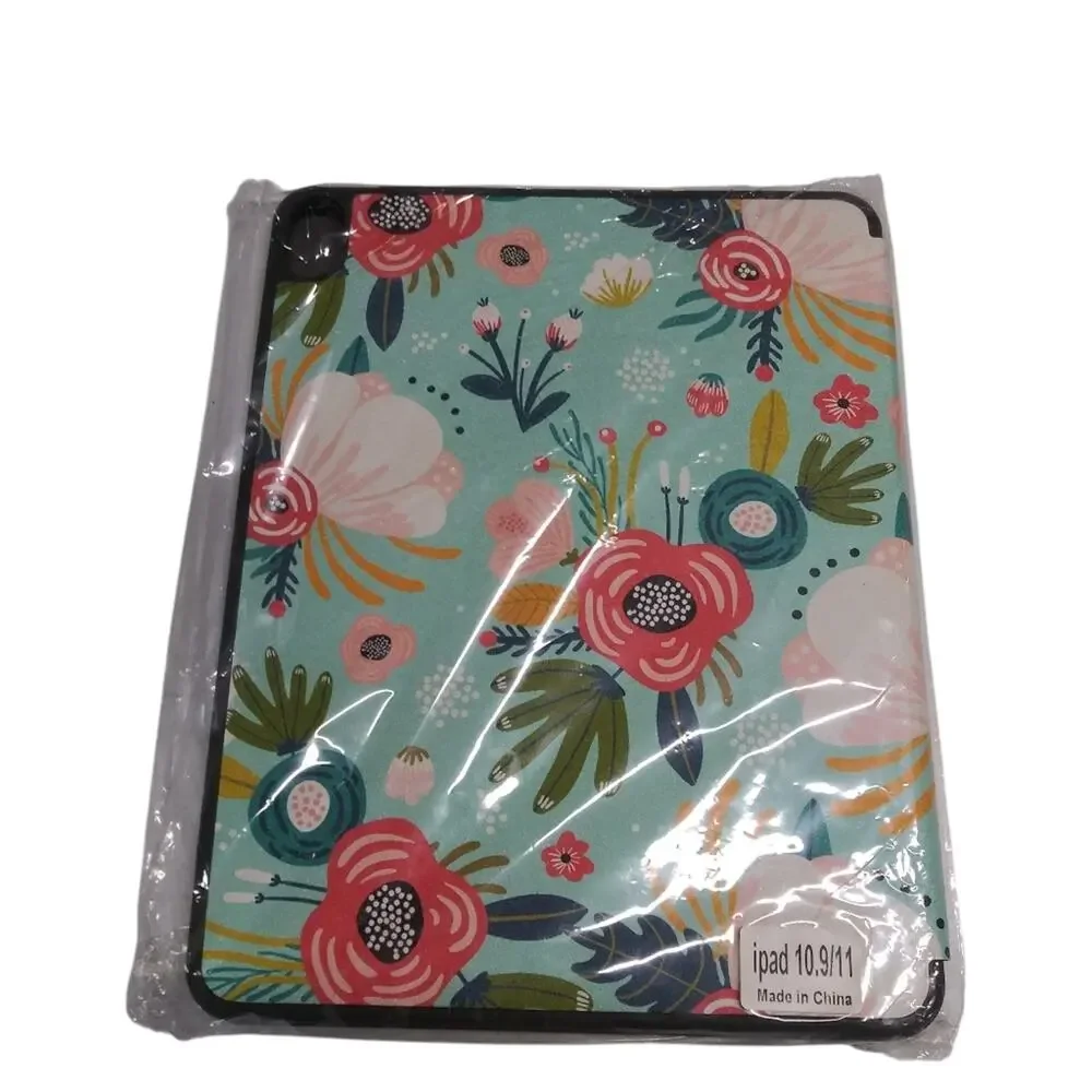 iPad Case with Pink and Green Design 10.9